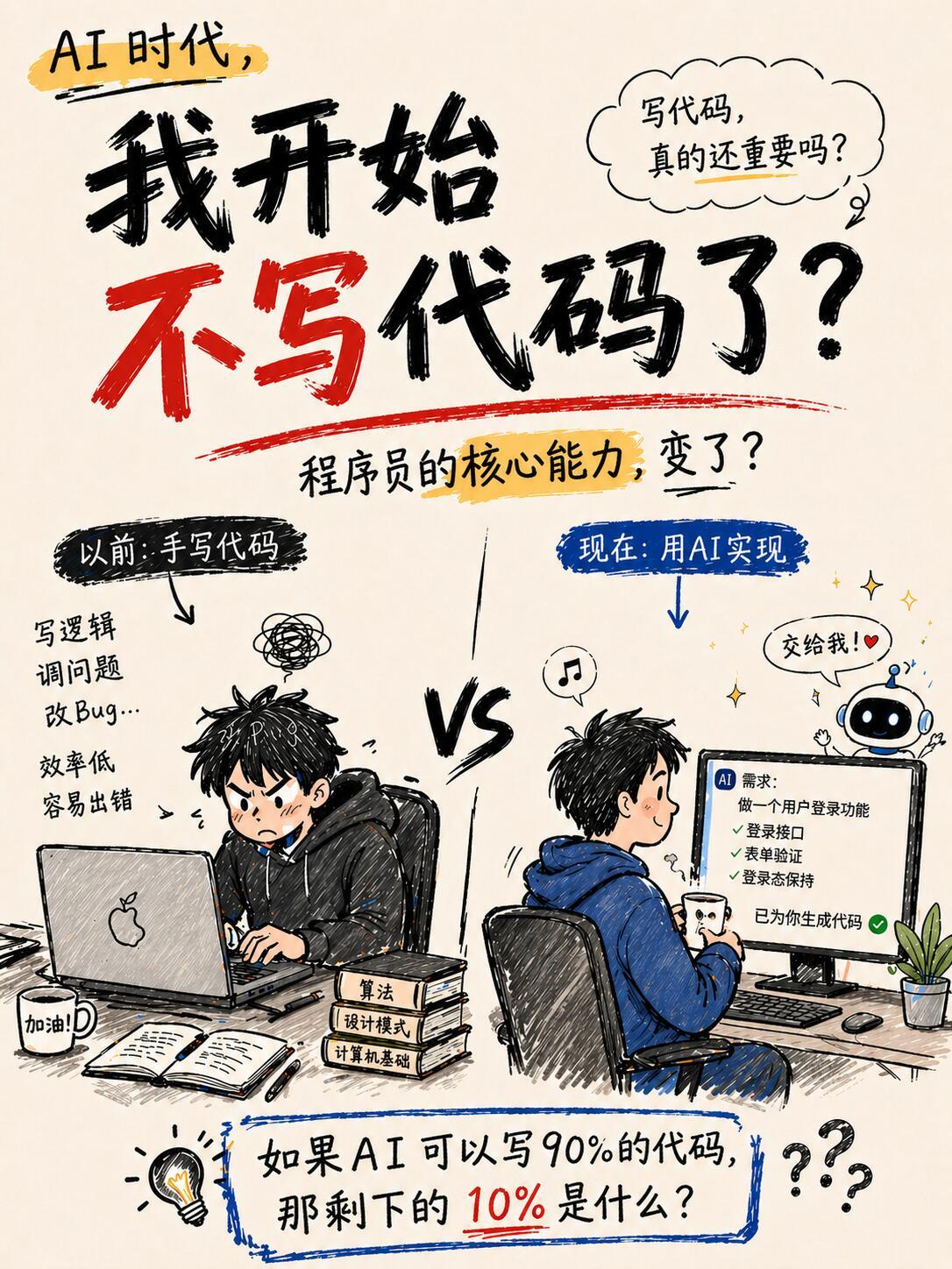 10后小孩哥整顿科技圈全网首个不用写代码的8岁程序员时代真的变了，随着Ai升级迭