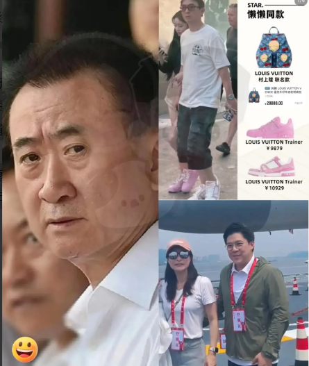 王健林怕是气得牙痒痒，这边霍启刚郭晶晶亮相山东舰，而那边自家的宝贝儿子王思聪