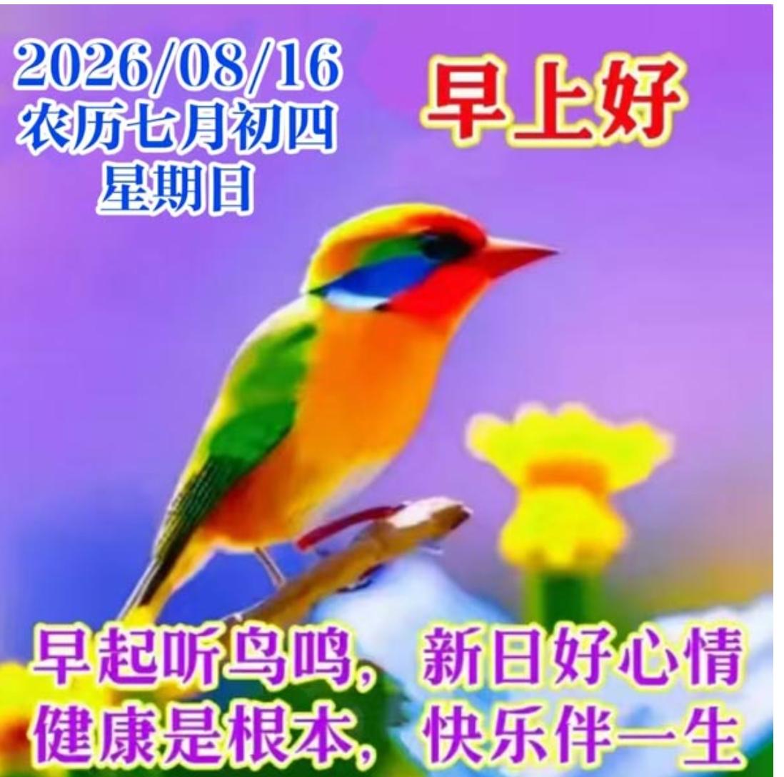 秋天到来空气爽，一声问候送吉祥；平安健康身体好，生活幸福甜如蜜；好运常伴
