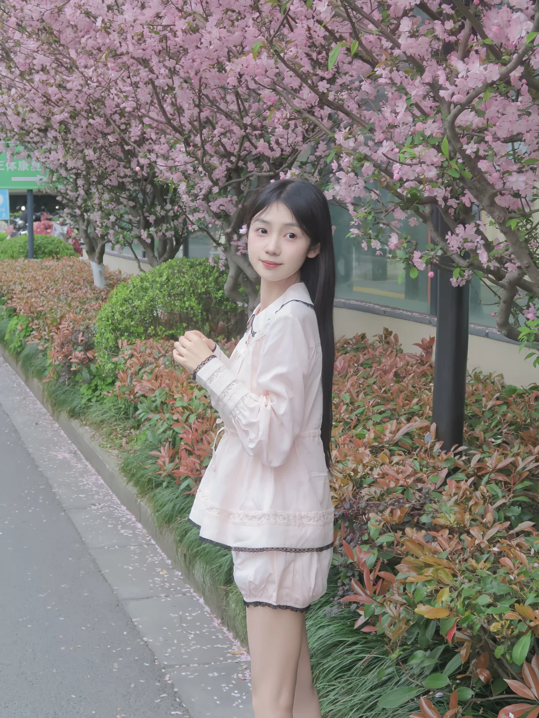 樱花树下站谁都美🌸