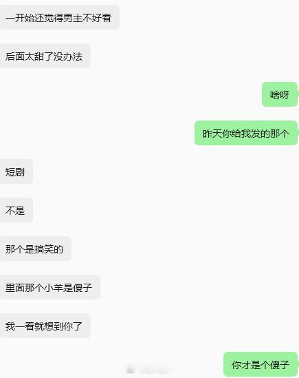 你傻子你是傻子