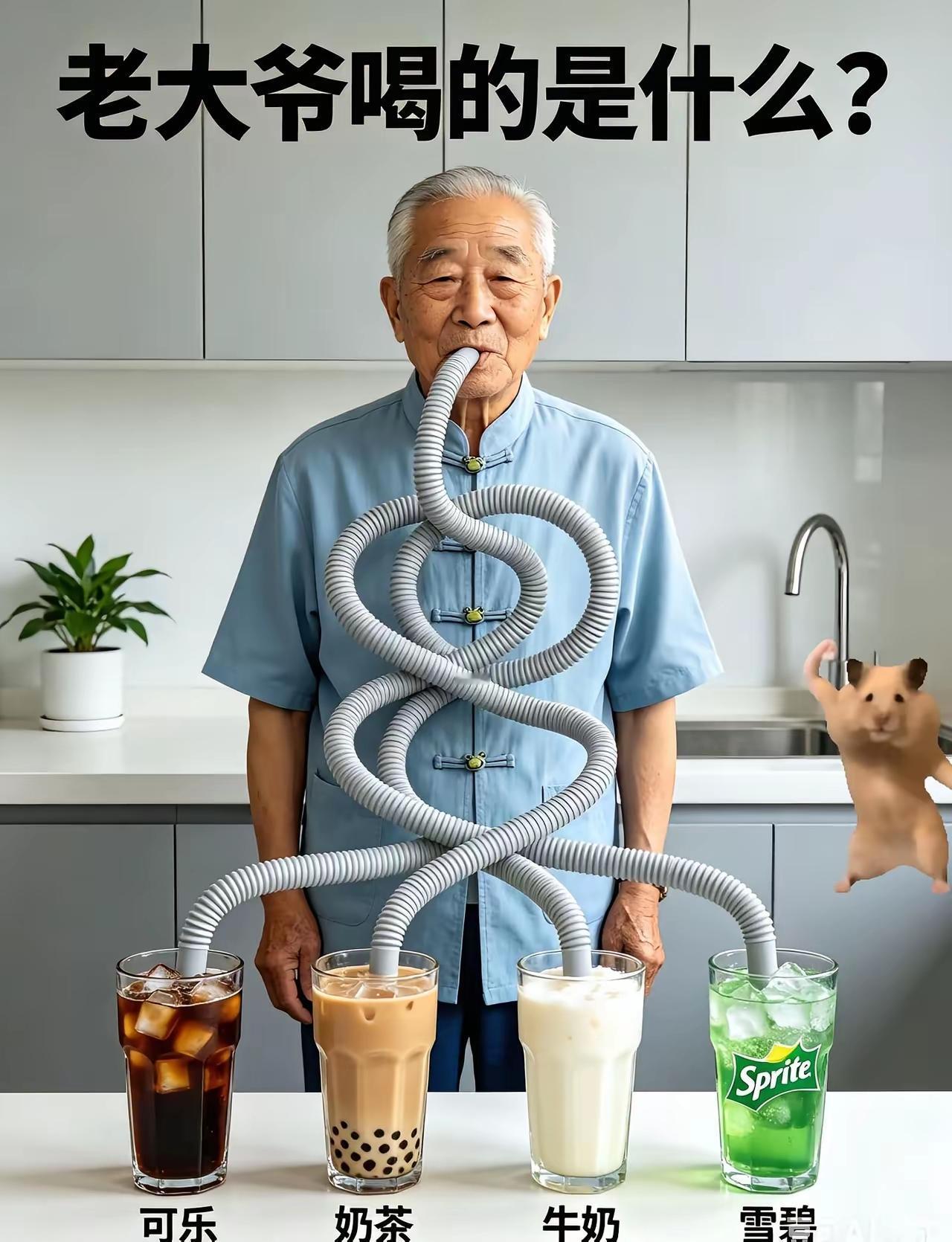 老大爷喝的是什么？