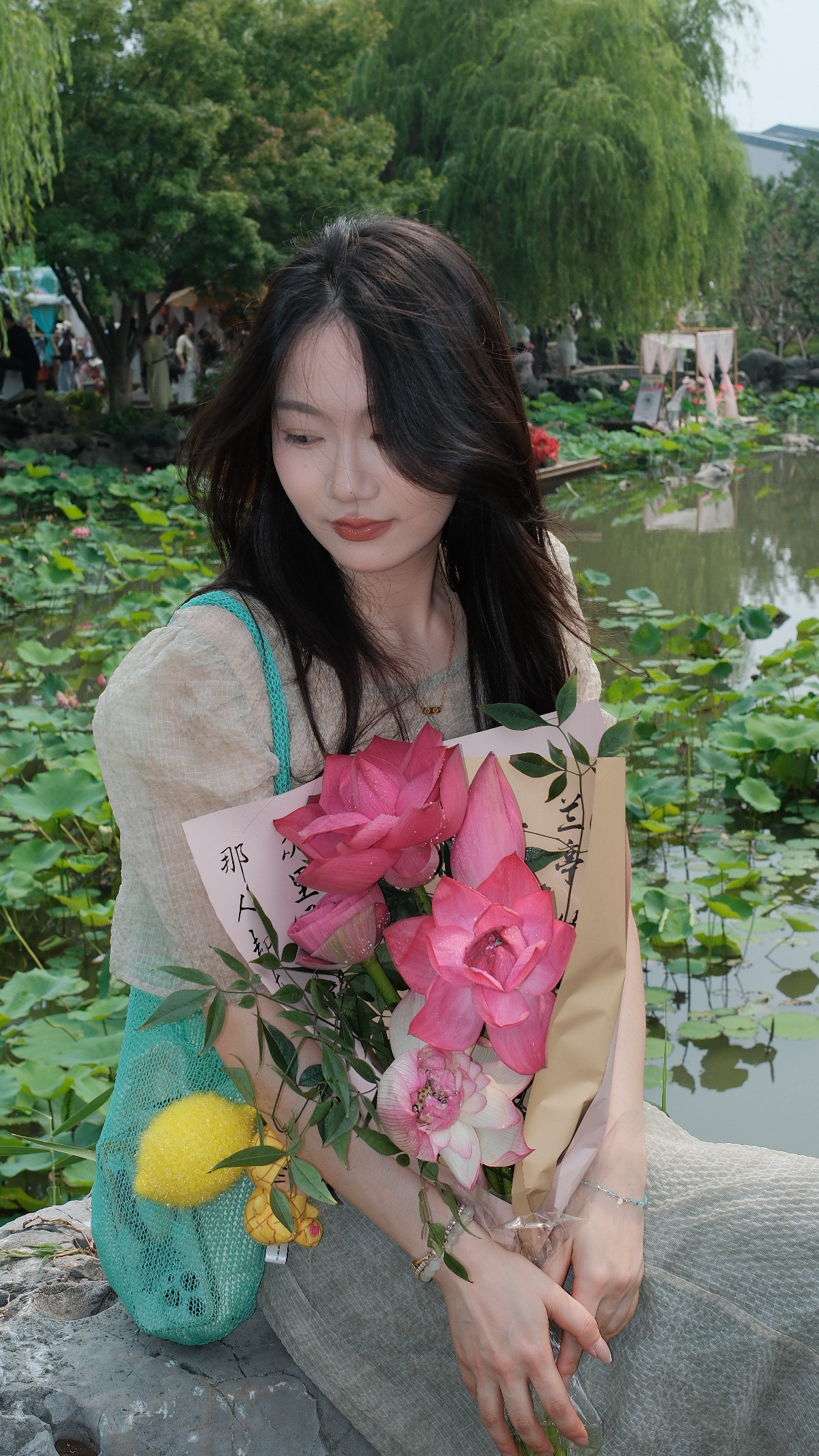 晚安plog去荷花市集了