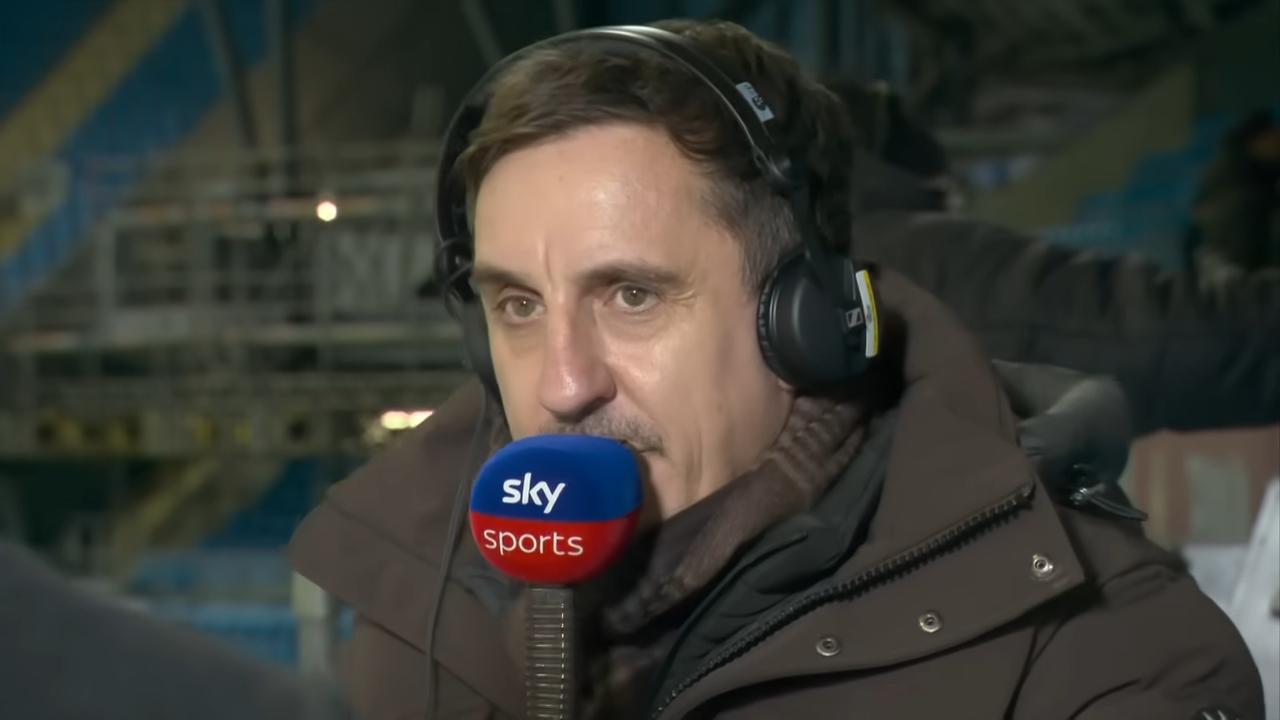 【内维尔：阿莫林和高层有矛盾了】战平利兹联的赛后，阿莫林在发布会强调“自己是经理