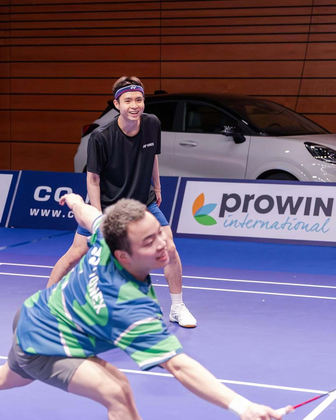 2025年海露羽毛球公开赛各队适应场地📸​​​