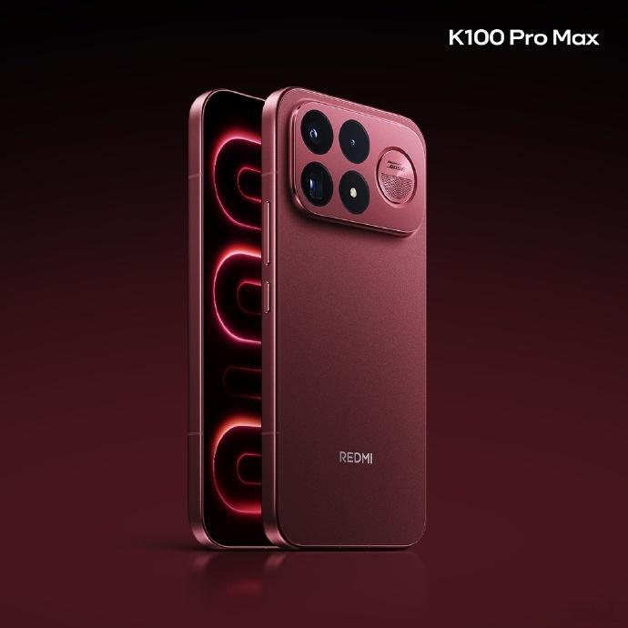 机圈终于等到一支真正高级的酒红色了。REDMIK100ProMax这周在
