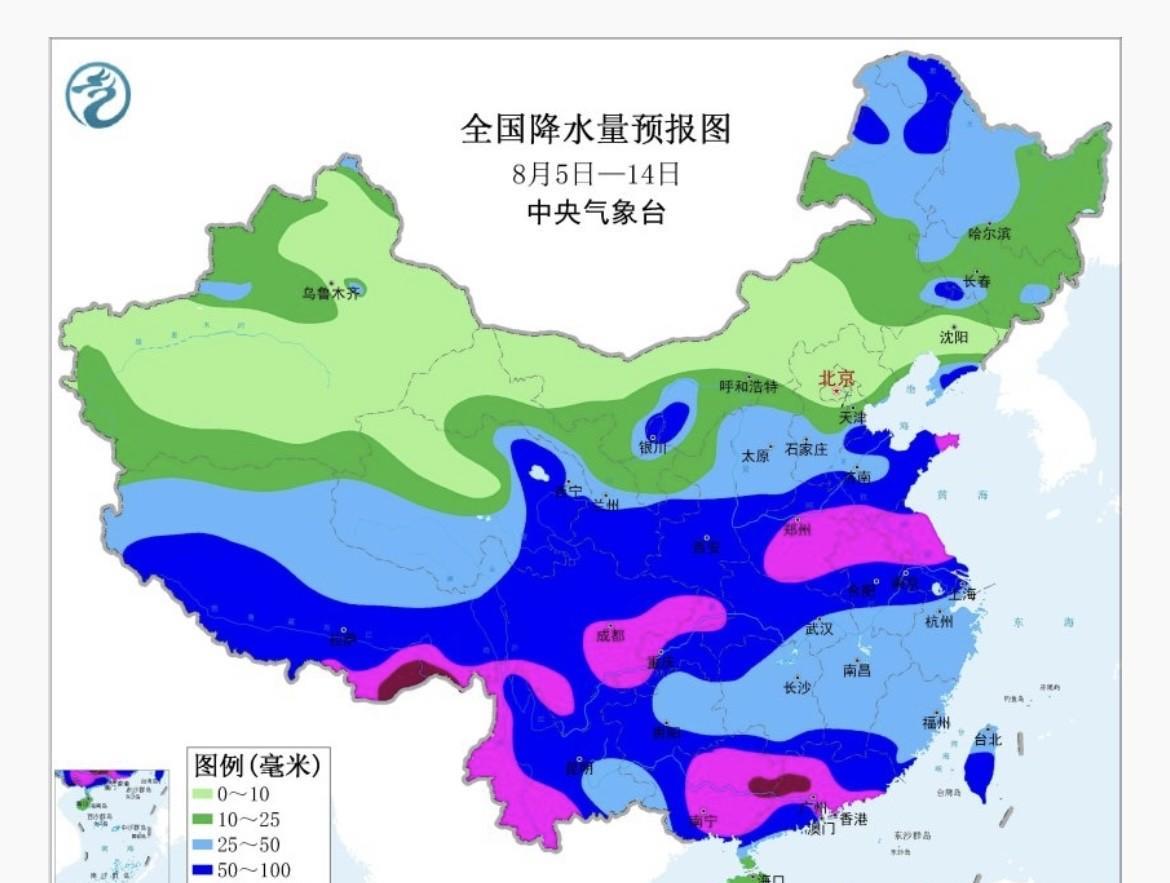【中期天气预报】最新报来看未来十天，考虑西段频繁冷空气东移，西北黄淮江淮等地