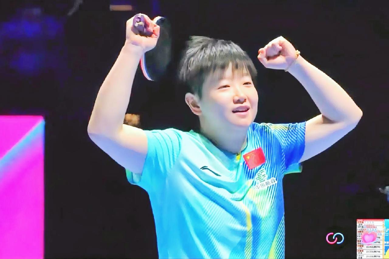 恭喜莎莎4-3淘汰汉娜高达，晋级四强！手都拍烂了！打死都没想到这场球会如此艰难