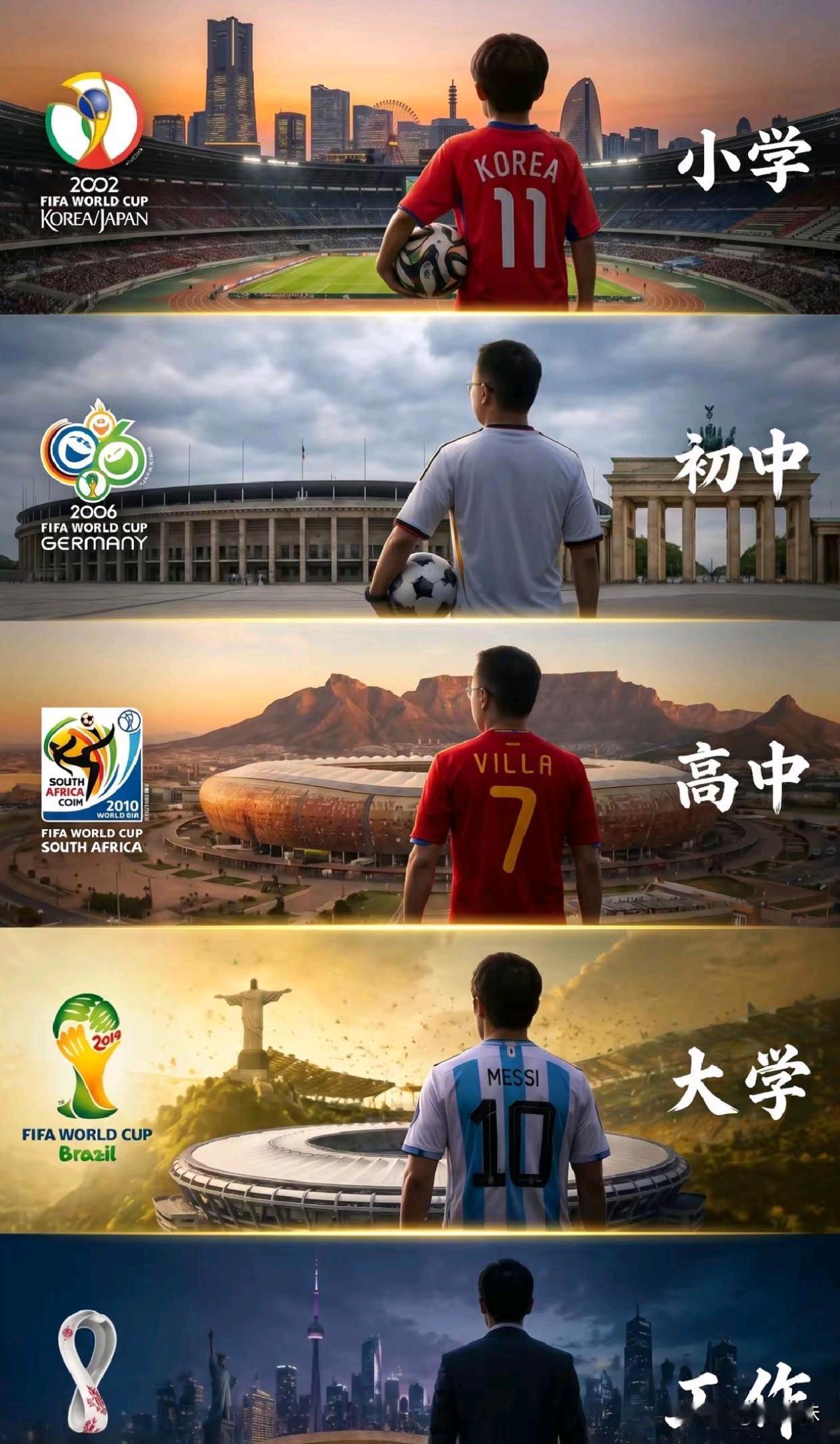 青春不过就是几届世界杯