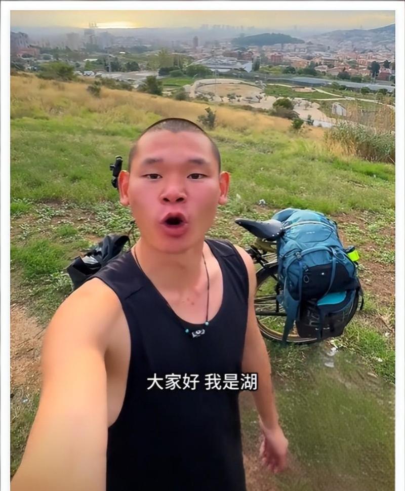 哇，他居然捐了一百万！从看到他的时候，他一个人在非洲骑行。后面又是海边，又