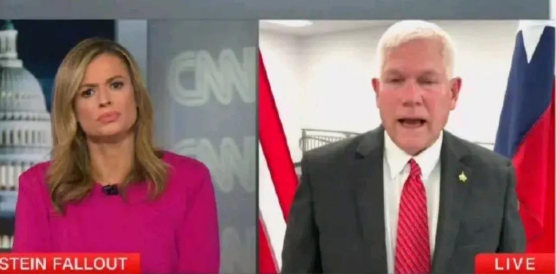 美国电视广播公司消息，当地时间16日，共和党籍众议员皮特.赛森斯，在接受采访时明