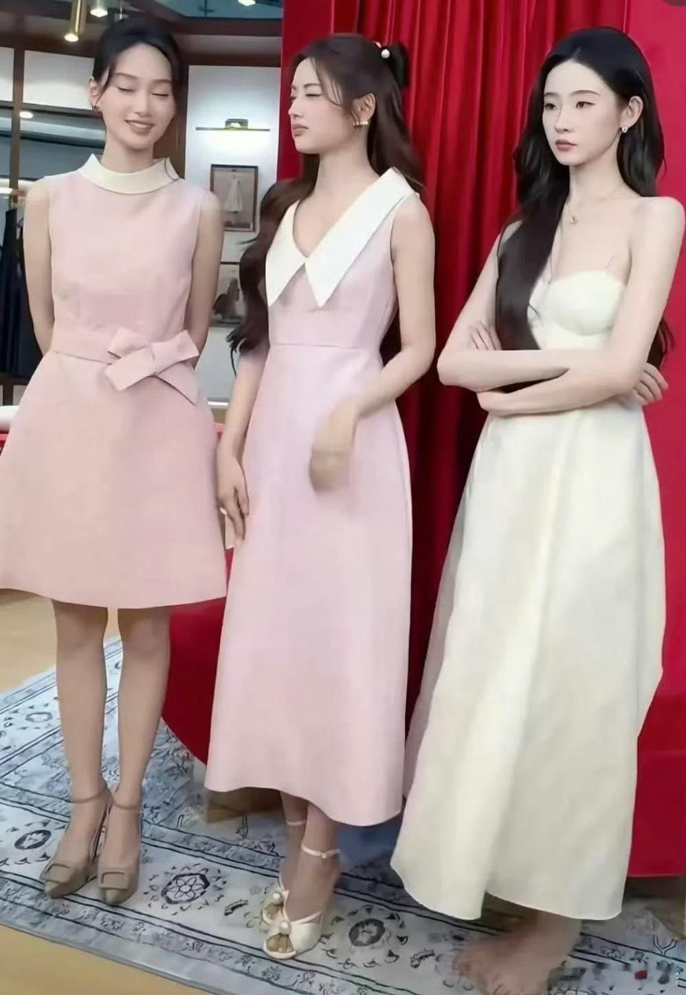 张艺凡怎么光脚和夏梦徐若晗合照是考虑到身高吗？