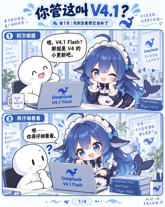 DeepSeek，你管这叫V4.1？架构都换了啊！