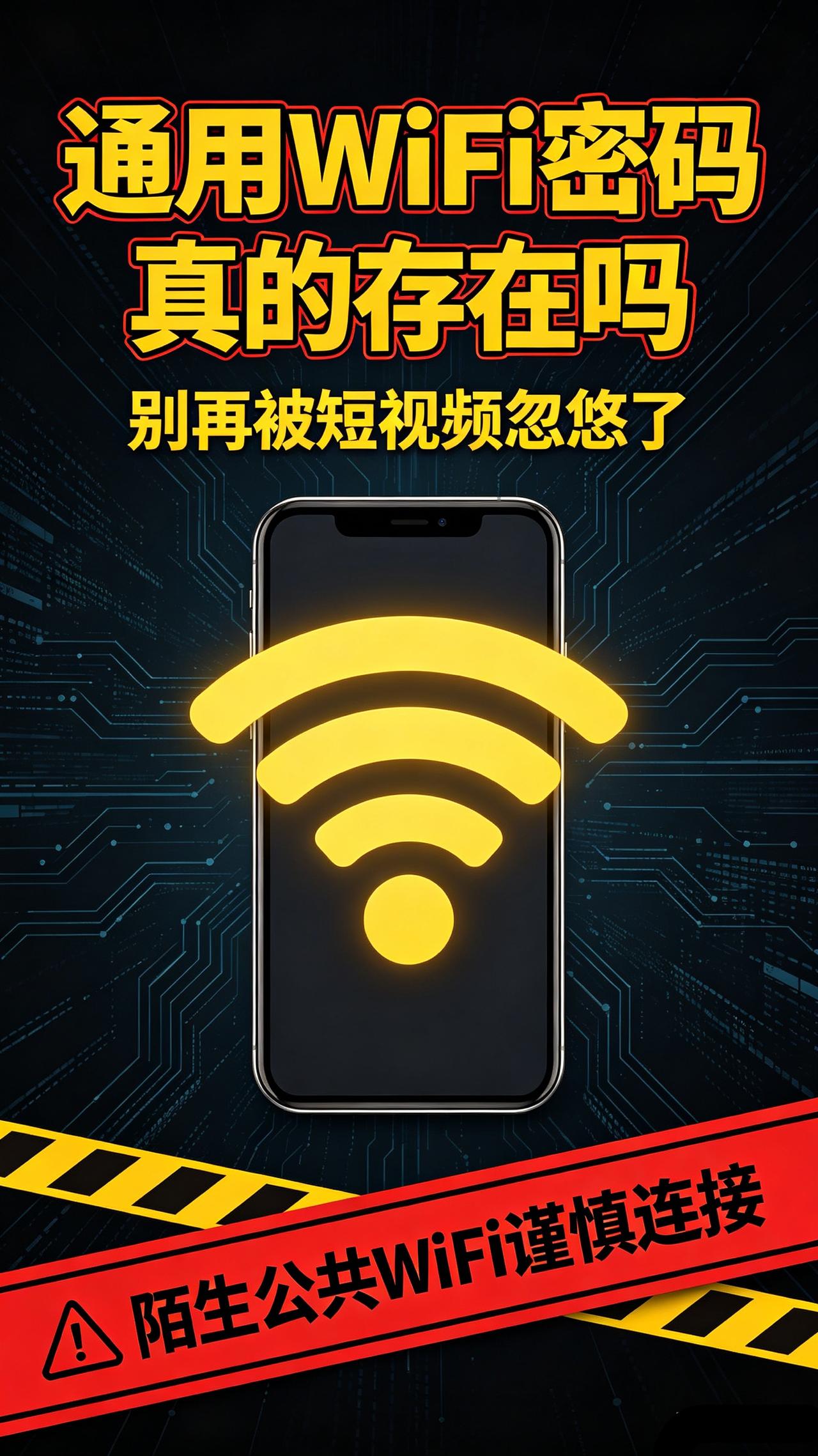 出门手机没网别慌！网传8个通用WiFi密码，不用到处问人？真相一定要看懂不少