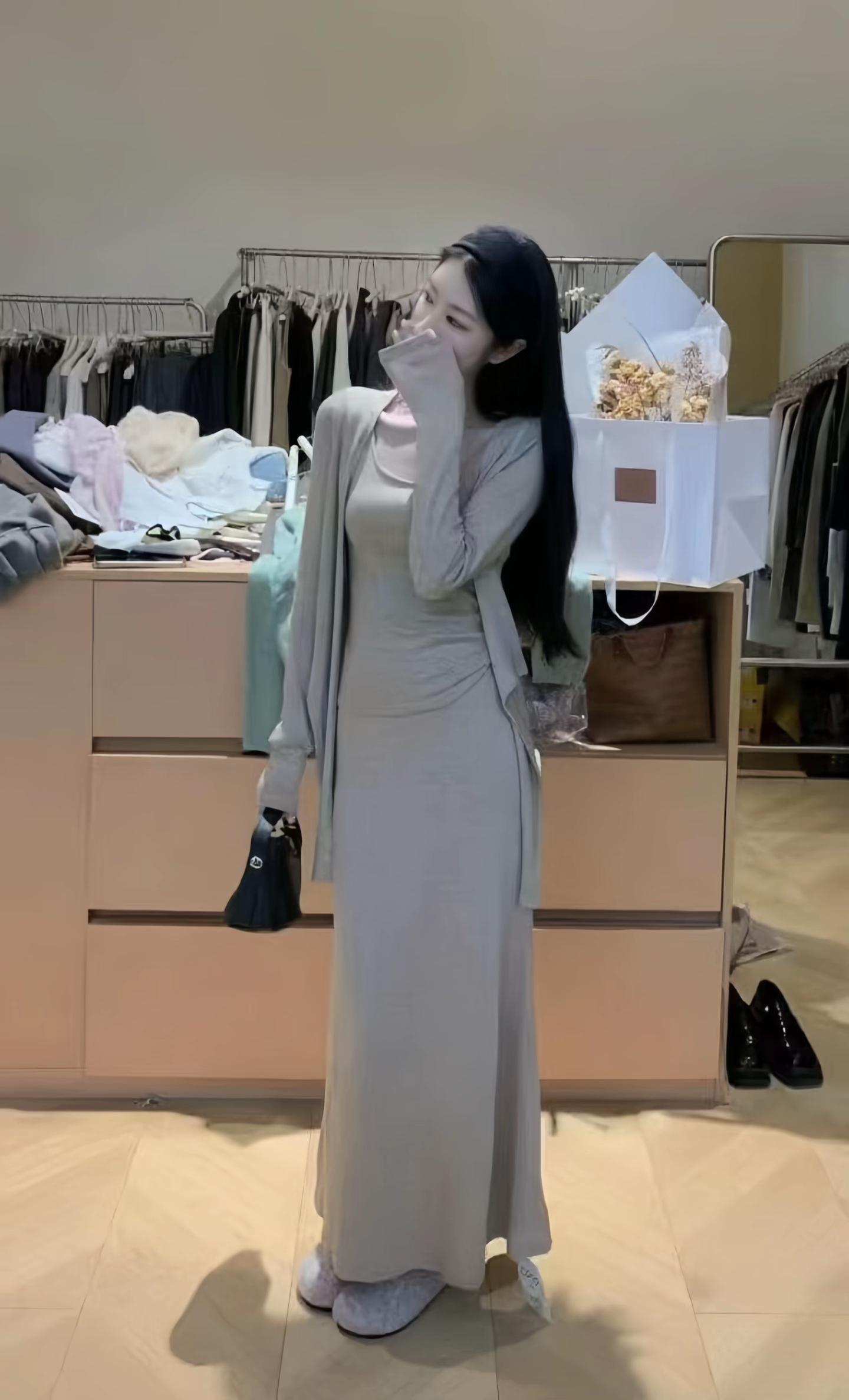 秋天变时髦就从韩系穿搭开始 今日穿搭 韩式穿搭 慵懒感穿搭 开衫穿搭