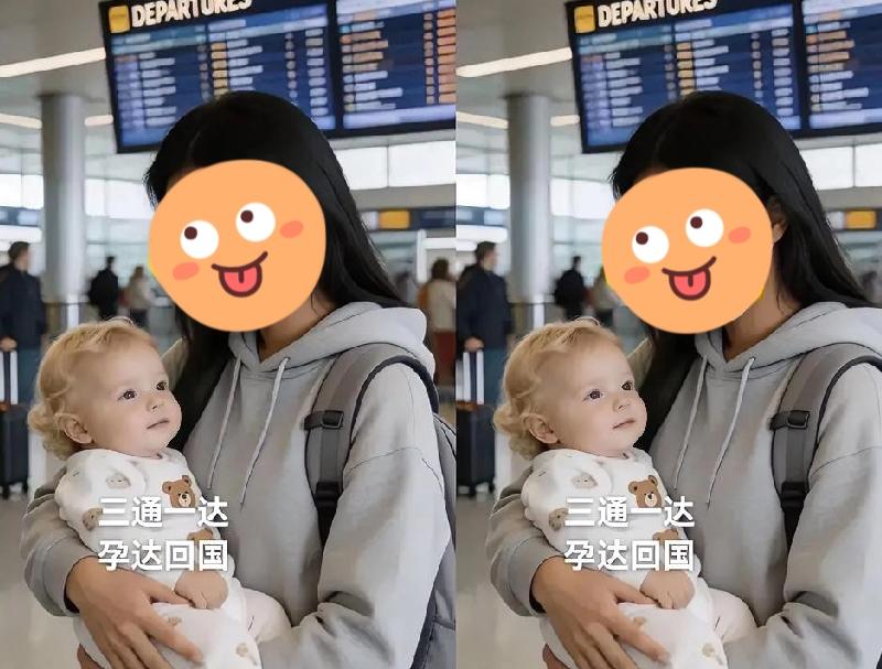 近几日去机场接机真发现个挺魔幻的现实。好几个推着婴儿车的年轻女孩，一个人