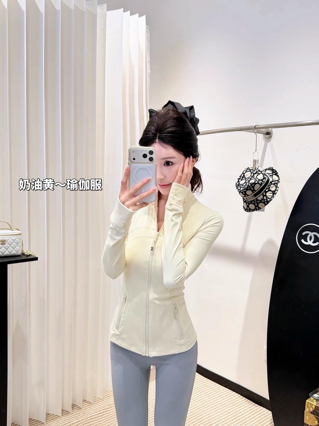 奶油黄～瑜伽服。奶呼呼的黄色 ～
