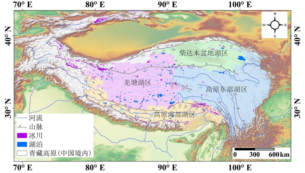 羌塘湖区，地处昆仑山以南、冈底斯—念青唐古拉山以北，是我国最大的高原内流湖区、世