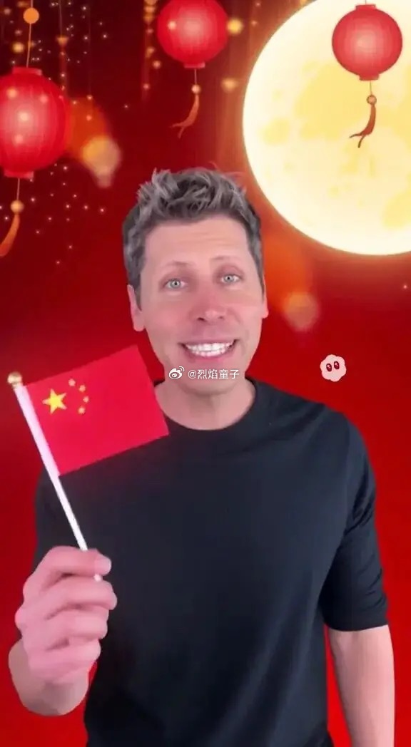 OpenAI的老板，山姆奥特曼，还在幻想着AI大战里，美国能一直赢下去，这特么都