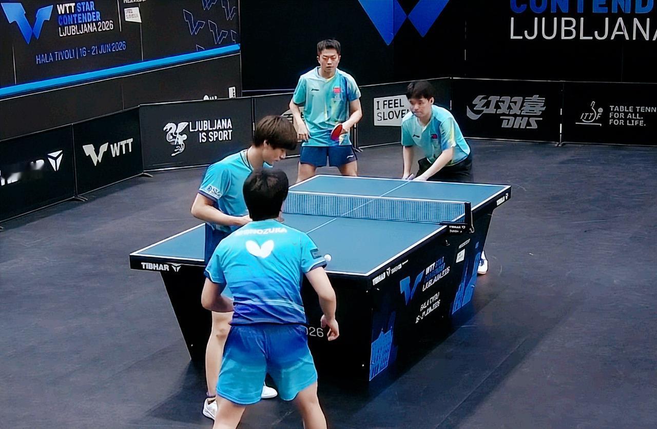 哎！林诗栋/袁励岑0:3输给了户上隼辅/篠塚大登，黄友政/温瑞博3:0拿下赫里