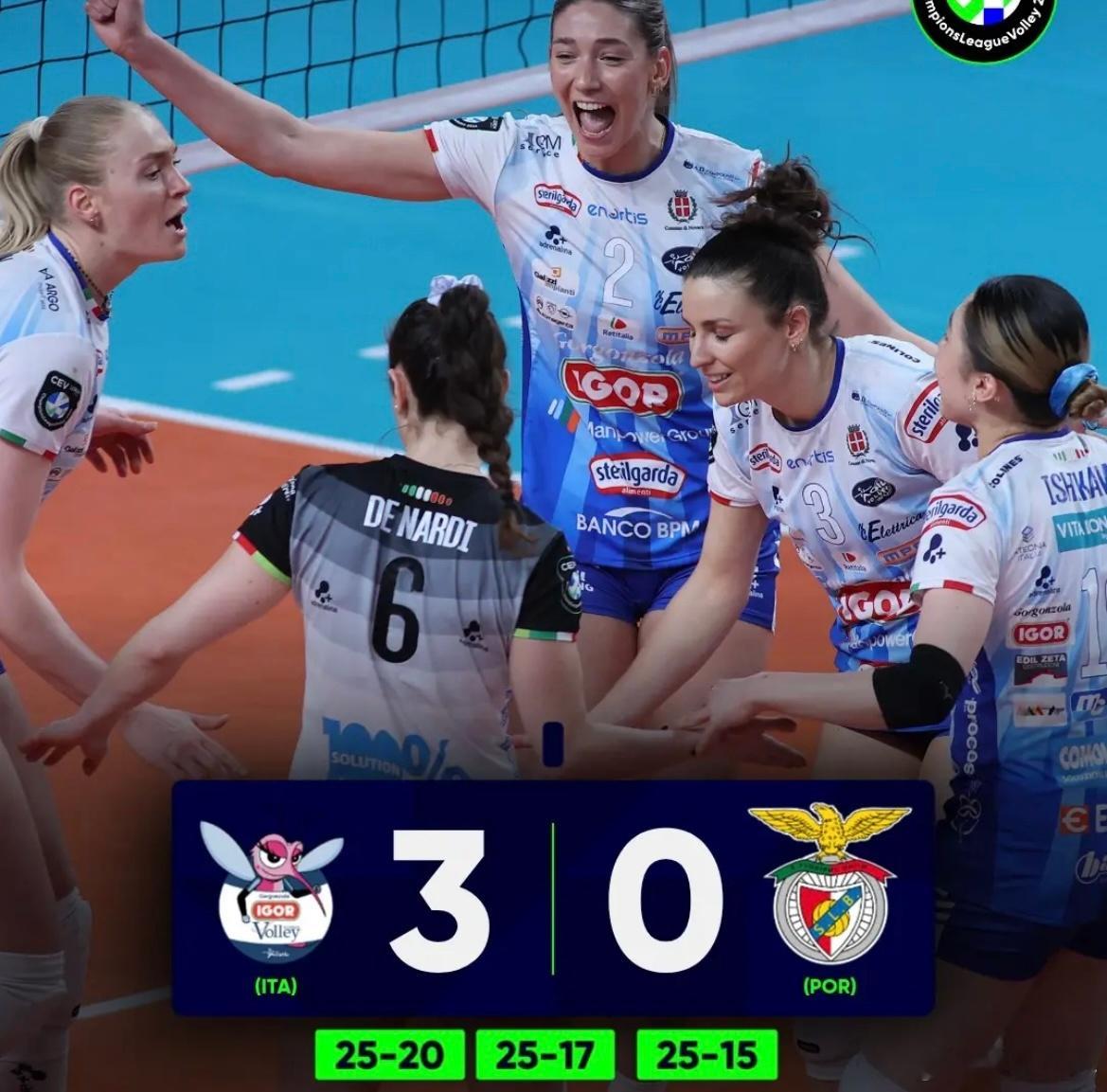 【女排欧冠小组赛几场赛况】关键战役土耳其队伍取得全胜瓦基弗银行3-2斯坎迪奇，双