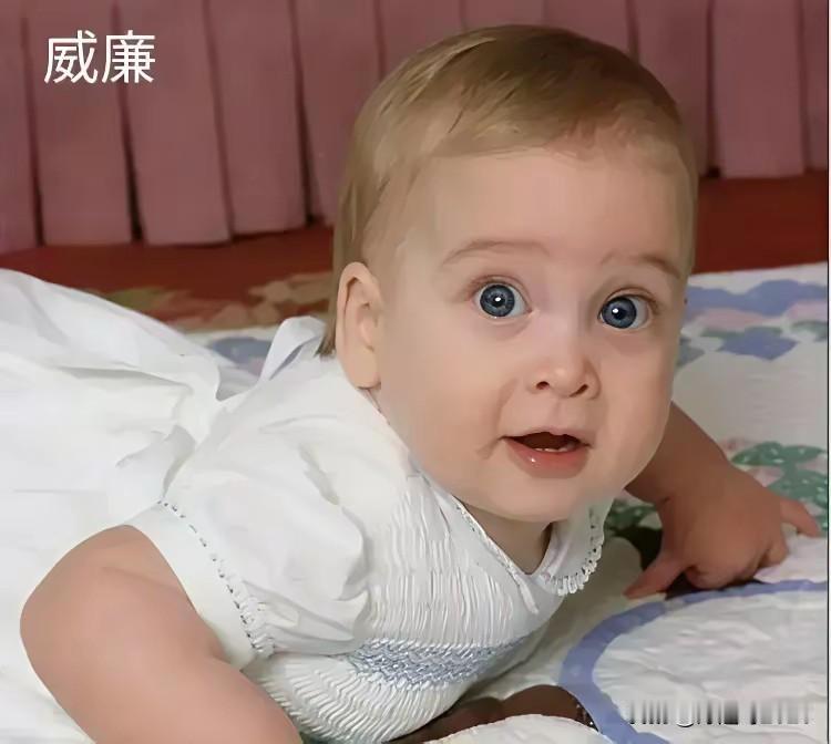 都说女儿长得像父亲，哪怕外国人也是一样，夏洛特公主就和爸爸威廉王子长得很像，把两