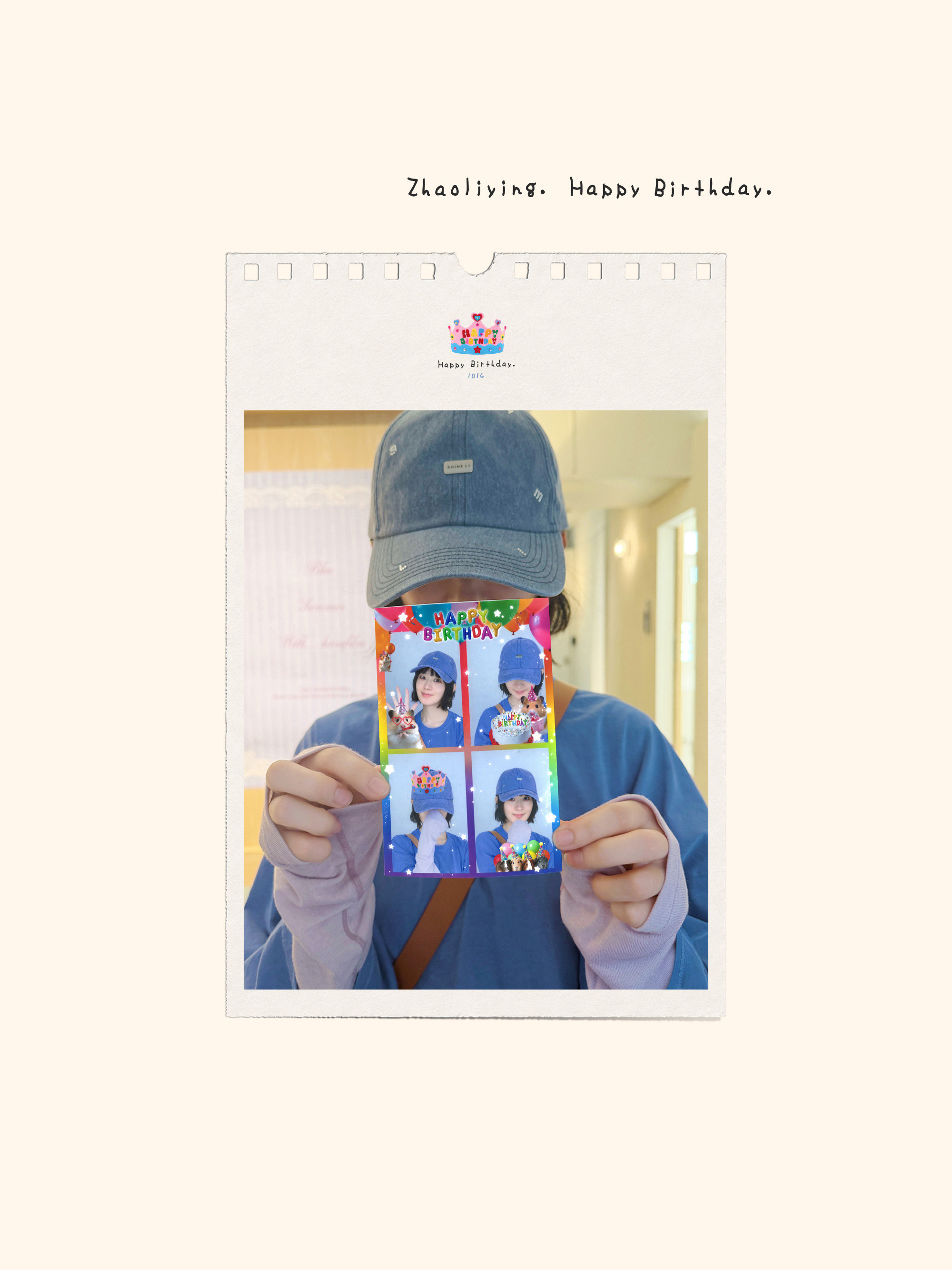 赵丽颖39岁生日照赵丽颖39岁生日照，拍了人生四格状态太好了，素颜丽[大笑]​