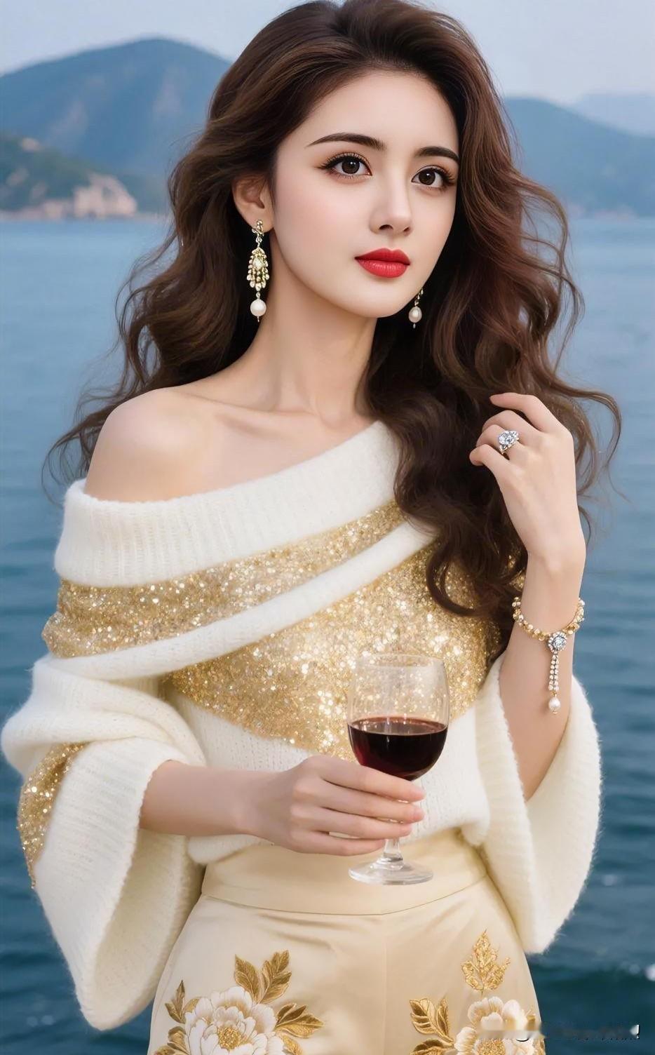 发现美金纱织海韵，执杯浅酌，风华醉了远方。