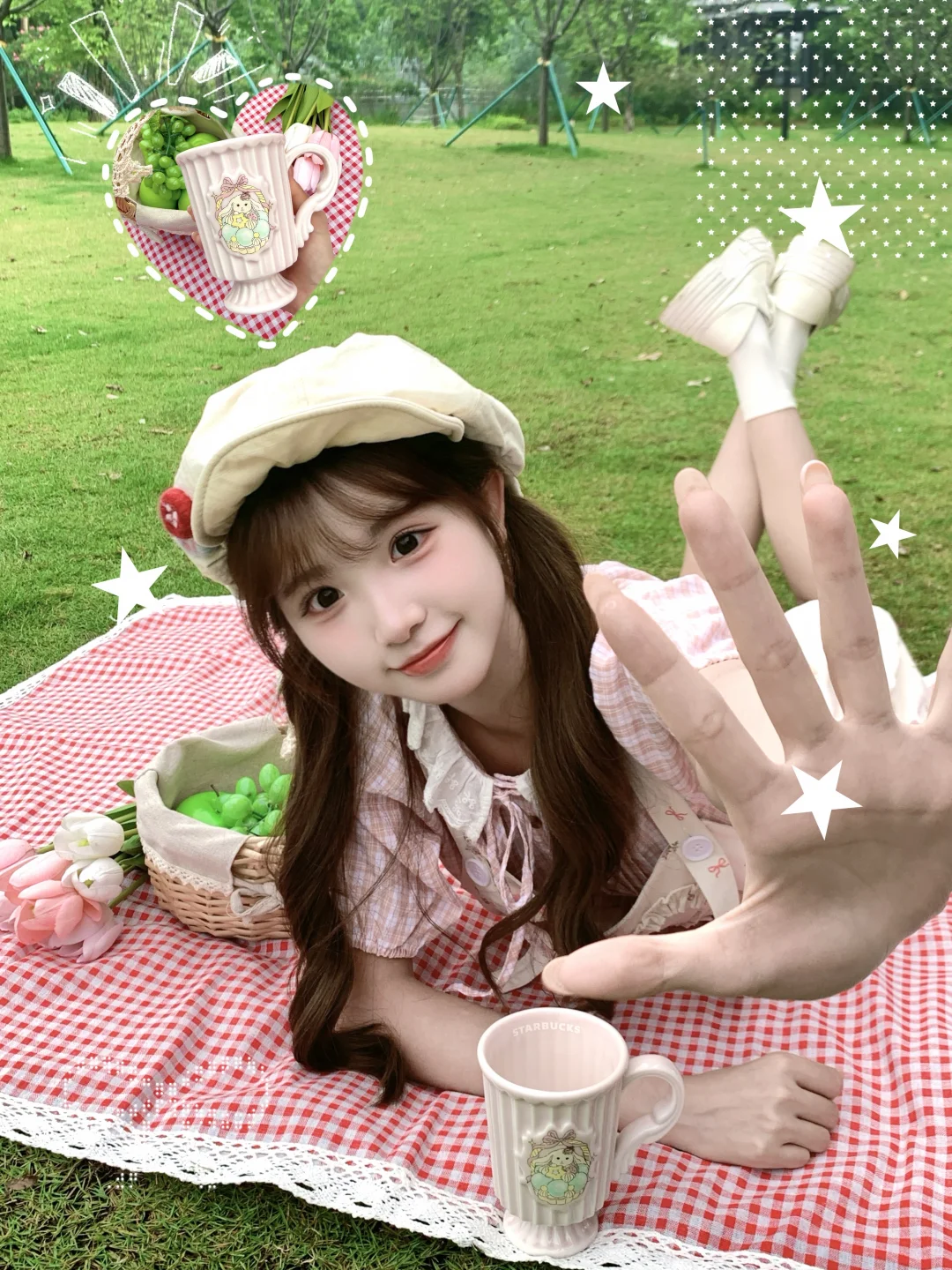 ₍ᐢ‥ᐢ₎ ♡存一些公园野餐拍照姿势🧺