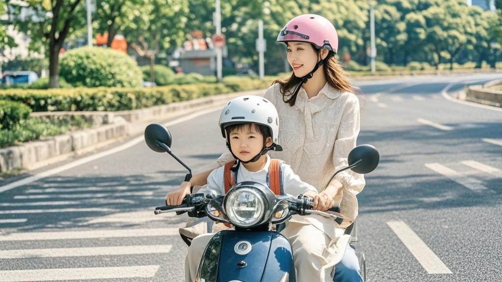 电动车带娃：安全底线不可破电动车以灵活便捷成为不少家庭的出行选择，但带娃骑