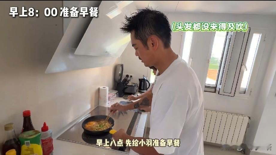 退役后的林丹，没有急着创业，一家人在西班牙租下别墅，母亲也跟着过去，日常主要负责