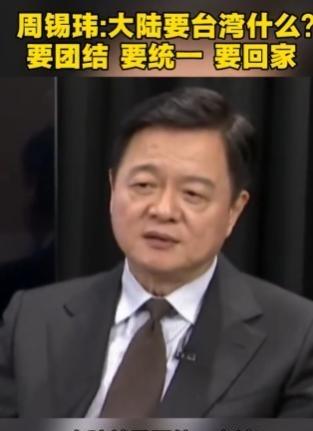 终于有人说出真相！台湾名嘴周锡玮：大陆要的不是台湾的资源和土地，而是要做一件让某