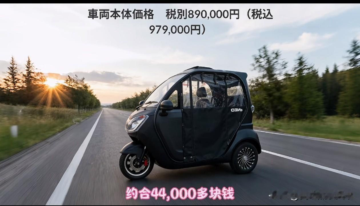 日本最新研发瞄准了电动三蹦子，价格起步4万多元，三蹦子常见，国内也就大几千块，日