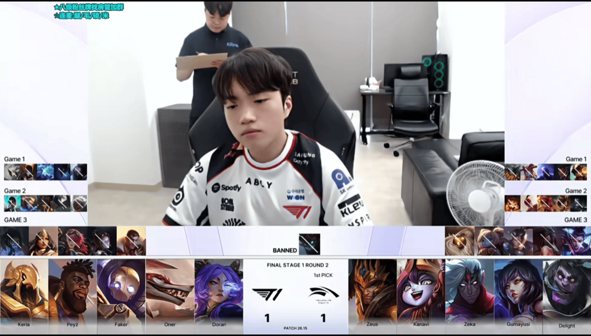 T1 2-1 HLE: Keria机器人完美发挥, T1翻中翻让一追二晋级