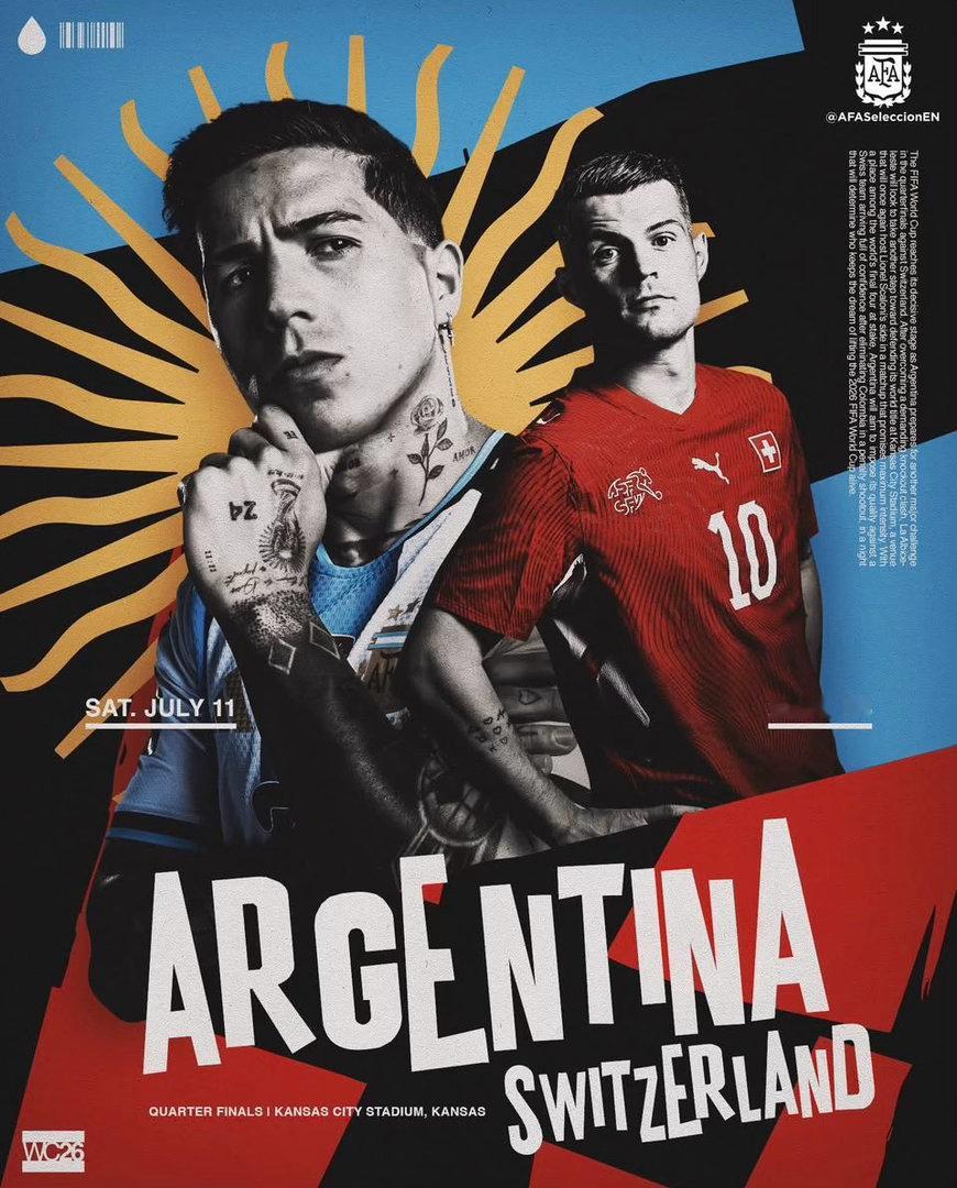 🔥首发公布：阿根廷vs瑞士🇦🇷迪布、塔利亚菲科、利桑德罗、库蒂罗梅罗、莫