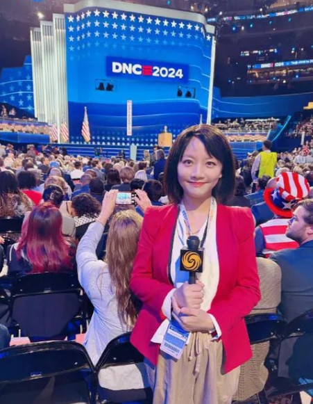 凤凰卫视记者王冰汝创造了历史，成为自特朗普总统上任以来，首位有机会进入白宫向特朗