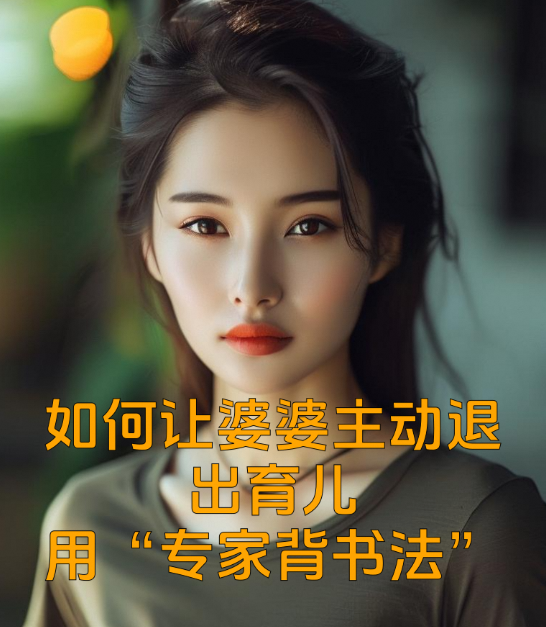 如何让婆婆主动退出育儿？用“专家背书法”