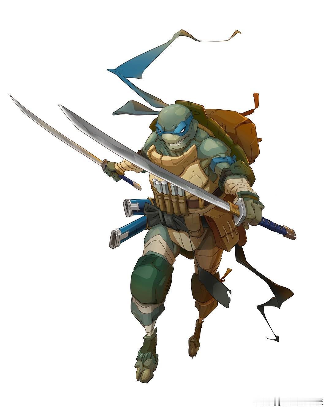 忍者神龟人物插画一组画师Edouard动漫二次元原画分享家插画动画