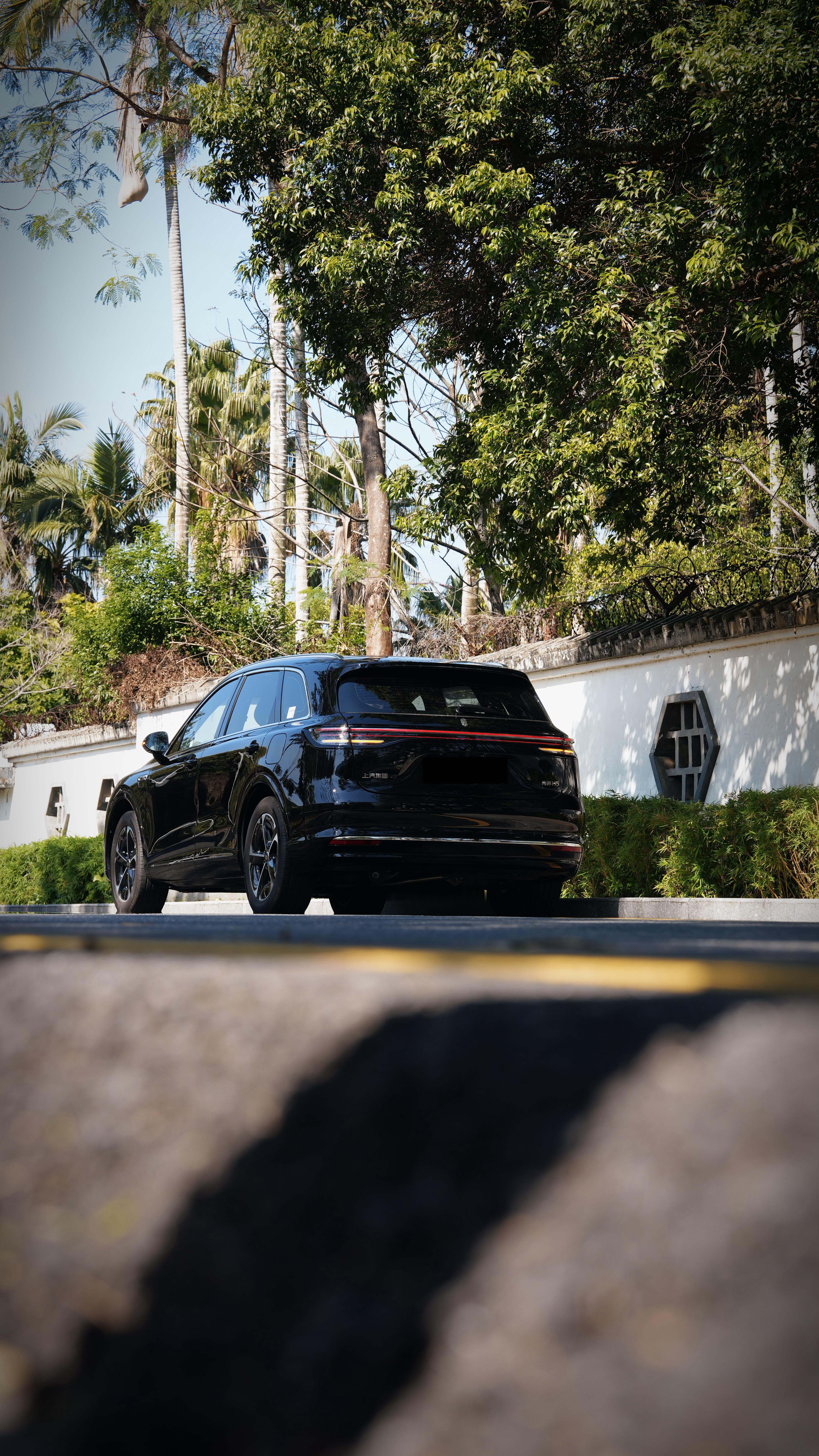 怎么样，我随手拍的尚界H5，乌漆嘛黑的颜色蛮好看的，总之看着不太像卖15-16万