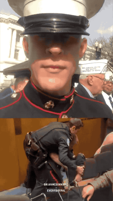 太惨了！美军老兵反战，被以色列豢养的美国“狗参议员”活生生扳断手臂！这是美军老兵