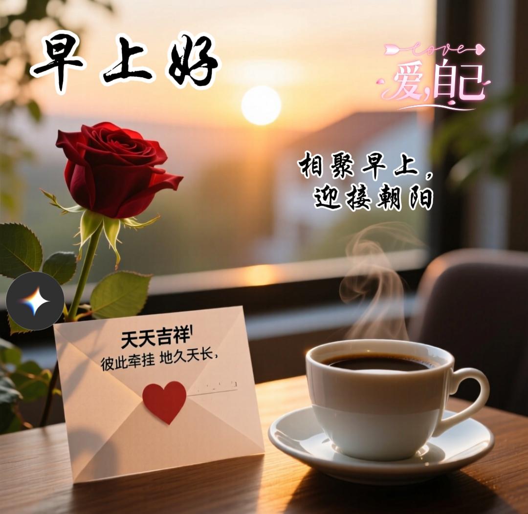 早上好！[玫瑰]