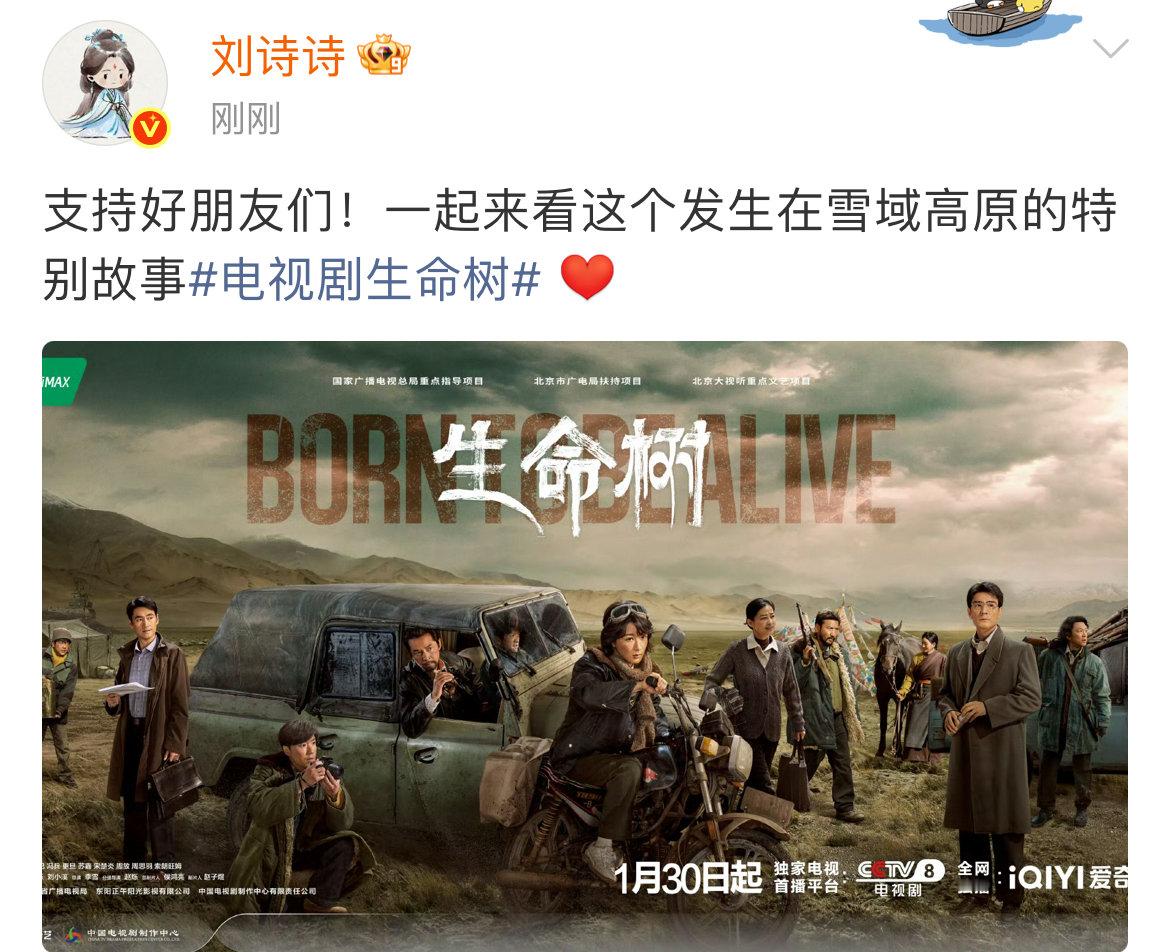 刘诗诗宣传生命树刘诗诗宣传杨紫胡歌生命树刘诗诗宣传生命树