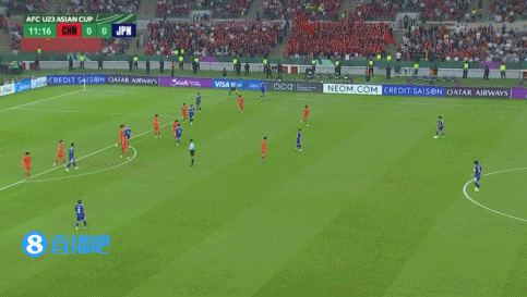 运气太差了，U23亚洲杯决赛上半场国足国足0-2日本，国足第一个丢球运气太差了守
