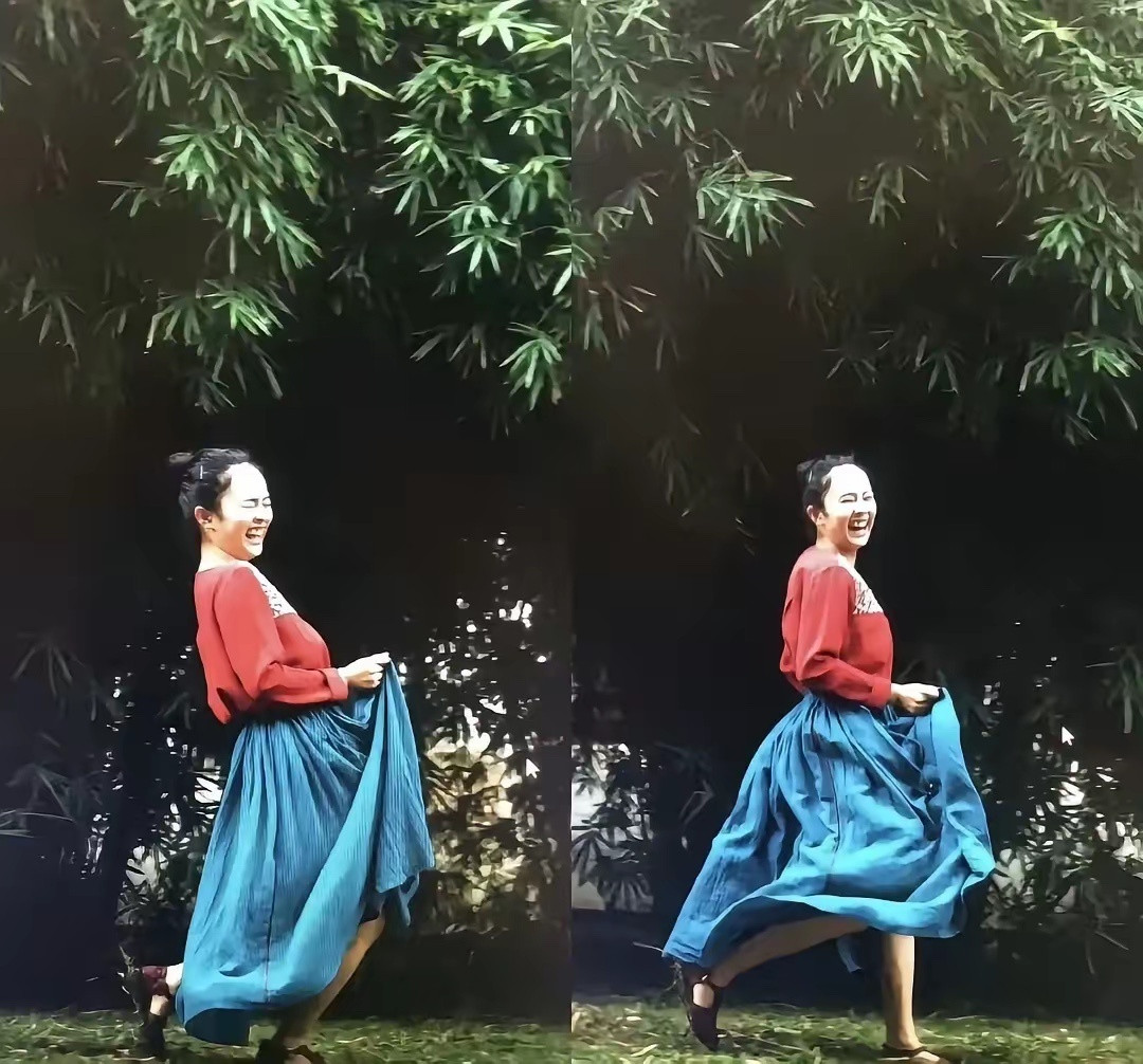 白鹿植过发际线修理过吧早期她脑门还挺大的她早期是淘宝模特出道的这衣服你有购买欲