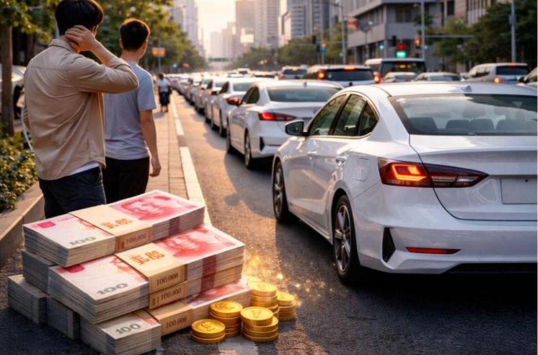 30万元，对大多数普通家庭来说都不是一笔小钱，可你只要站在城市主干道边看十分钟，