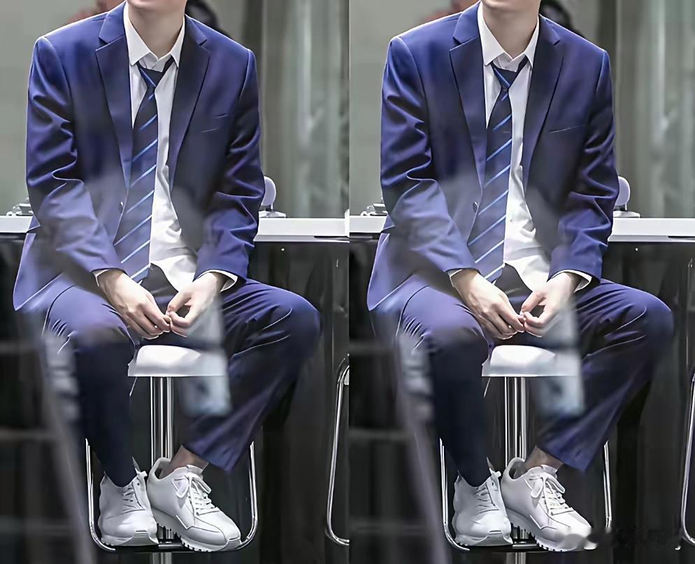 这就是“虾系”帅哥，头不能看。