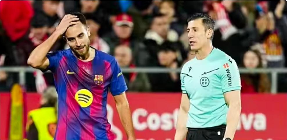 世体：对阵赫罗纳被提前换下的巴萨中卫埃里克·加西亚未受伤根据西班牙媒体《世界体育