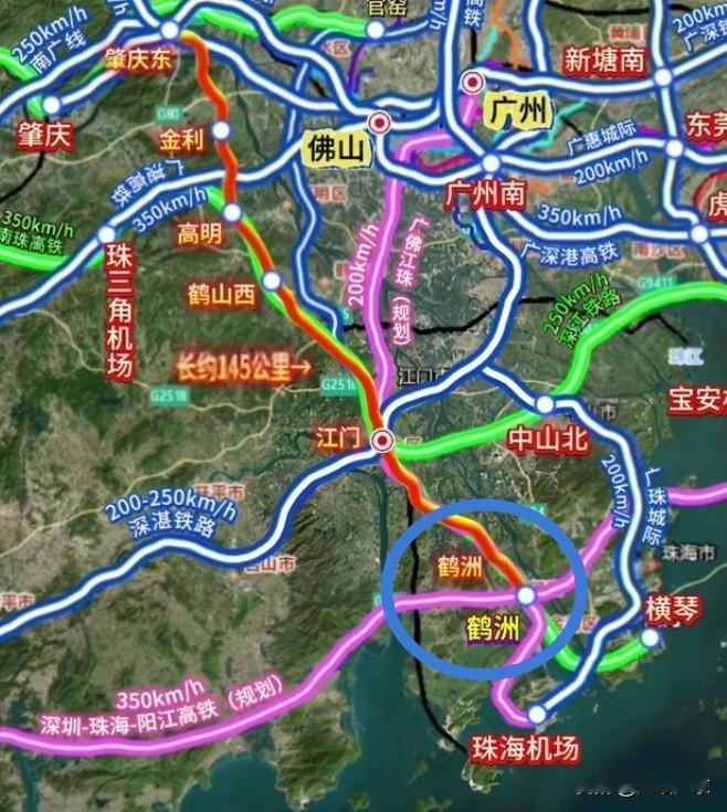 珠海时速350公里的高铁未能进入市区设站太遗憾了！珠肇高铁是珠海至肇庆的高铁