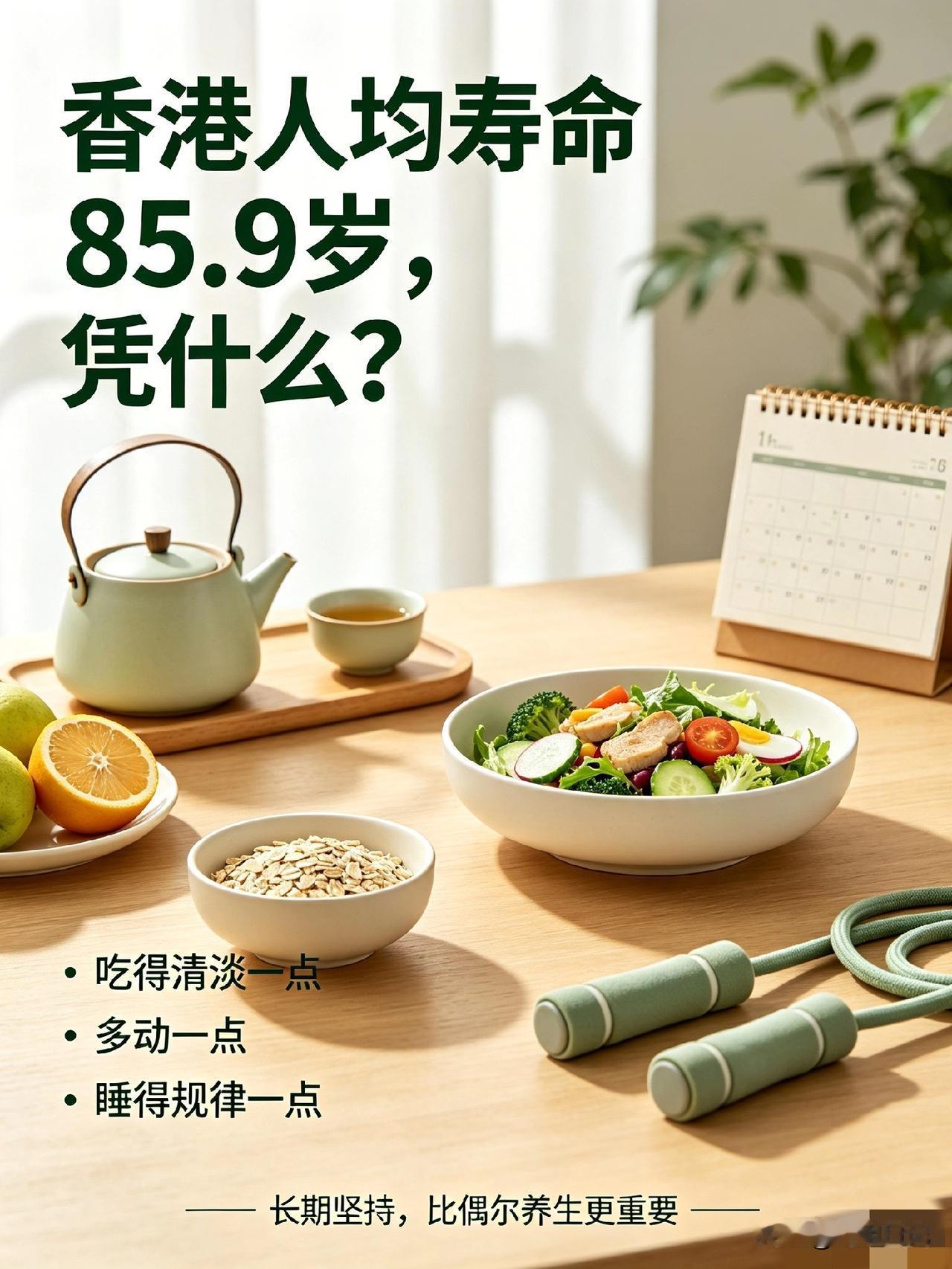 香港人均寿命85.9岁，凭什么？看完我默默放下了手里的奶茶……香港人长寿，