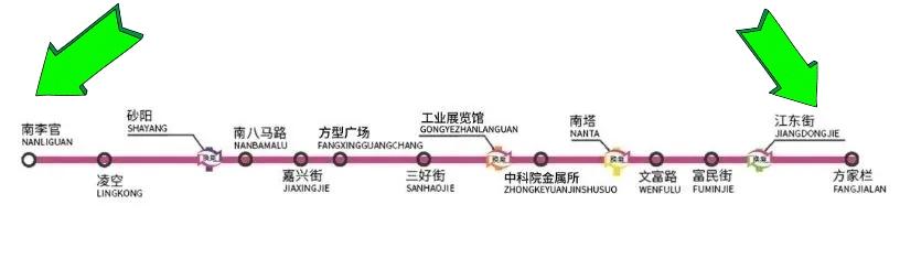 沈阳地铁3号线东段，南李官到方家栏，预计2026年6月底前开通！具体开通情况以官